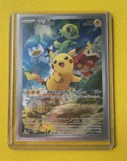 Pokemon TCG Pikachu S&V Paldea Evolved Promo SVP027 - Image 1