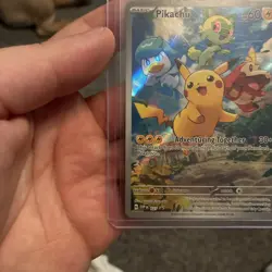 Pokemon Pikachu TCG SVP027 Paldea Evolved Black Star Promo M/Nm Condition - Image 5