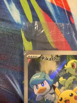 Pokemon TCG Pikachu SVP027 Paldea Evolved Black Star Promo brand new - SEALED - Image 3