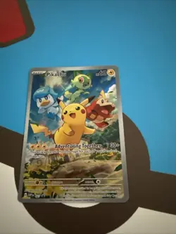 Pokemon Pikachu TCG SVP027 Paldea Evolved Black Star Promo - Image 1