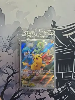Pokemon Pikachu TCG Card SVP027, Paldea Evolved, Black Star Promo, Sealed - Image 1