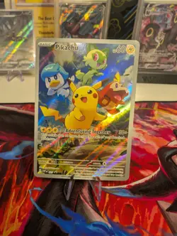 Pokemon Pikachu TCG SVP027 Paldea Evolved Black Star Promo M/Nm Condition - Image 2