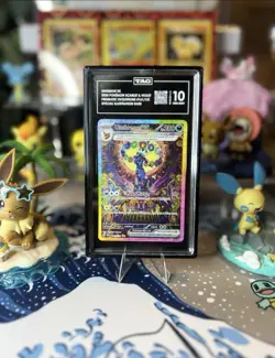 2025 Pokemon UMBREON EX 161/131 SIR Prismatic Evolutions GEM MT - TAG 10 (959) - Image 4