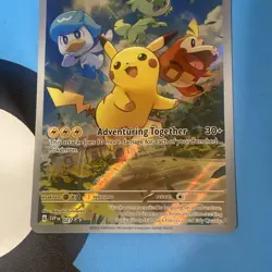 Pokemon Pikachu TCG SVP027 Paldea Evolved Black Star Promo - Image 2