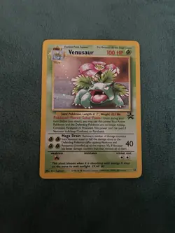 Pokemon Venusaur Black Star Promo Holo 13 Vintage 1995-1999 Rare WOTC - Image 1