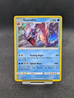 Pokemon Card Gyarados Burning Shadows Holo Rare 33/147 NM - Image 1