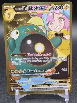 Pokemon TCG Iono's Bellibolt ex 188/159 Journey Together Hyper Rare Holo Card NM - Image 1
