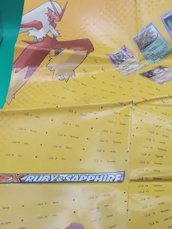 Pokemon Vintage TCG Rule Books / Card Lists and damaged poster Collection Lot - Image 4