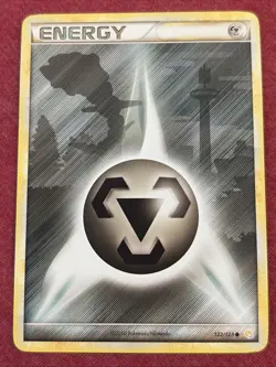 Pokemon TCG Metal Energy 122/123 Diamond & Pearl Regular English Energy Card - Image 1