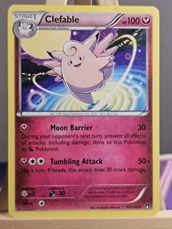 82/122 Clefable Breakpoint Non Holo Regular Rare Card Pokemon TCG - Image 1