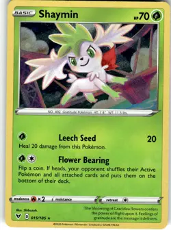 Shaymin - (Cosmos Holo) Holo Rare Miscellaneous Cards & Products 015/185 LP - Image 1