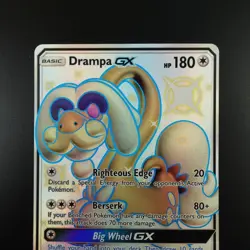 Drampa GX SV80/SV94 Pokemon Hidden Fates Holo Full Art Card - Image 2