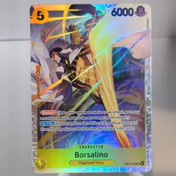 Bandai One Piece Card Game Borsalino EB04-058 SR Alt Art Foil 6000 - Image 1