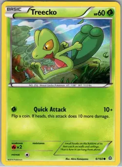 Treecko - 6/160 (Sheen Holo) 006/160 Promo Miscellaneous Cards & Products LP - Image 1