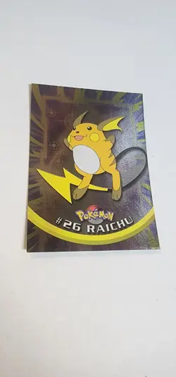 Topps Chrome 2000 Holo Pokemon Raichu #26 Pokemon Card - Image 2