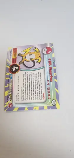 Topps Chrome 2000 Holo Pokemon Raichu #26 Pokemon Card - Image 3