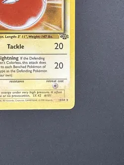 NM Electrode Non Holo Unlimited Jungle 18/64 Pokemon Card - Image 5
