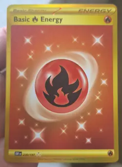 Pokemon Card - Fire Energy - Obsidian Flames - 230/197 - Hyper Rare - NM - Image 3