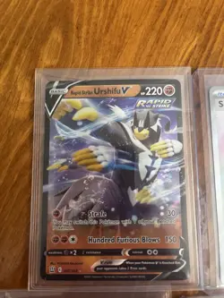 Nintendo Pokemon TCG 5-Card Holo Full Art Lot: Rapid Strike Urshifu V, Exeggutor - Image 5