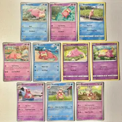 Slowpoke Pokemon Card Lot x10 -Mixed Sets + Slowbro & Slowking - Great Condition - Image 1
