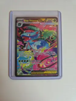 Pokemon TCG Mega Venusaur EX Sir 177/132 English Mega Evolution Card - Image 1