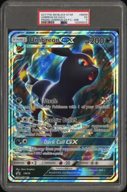 PSA 5 Umbreon GX SM36 Jumbo Oversize Graded Pokemon Card - Image 1