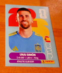 PANINI FOOTBALL FIFA WORLD CUP STICKER CARD CARTE UNAI SIMON ESP 2 MINT 2026 - Image 1