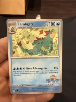 Feraligatr - 213 (Illustration Contest 2024) 213 Sv: Scarlet & Violet Promo Card - Image 1