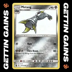 Metang - SV31/SV94 - Baby Shiny - Hidden Fates - Pokemon Card - NM/M - Image 1