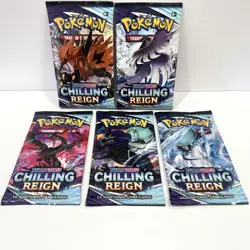 Sword & Shield Chilling Reign Art Set Sealed Pokemon Card Booster Pack - Image 3