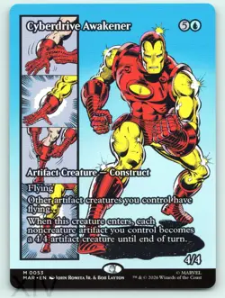 Cyberdrive Awakener (Borderless) MTG Marvel Universe Eternal-Legal - Image 1