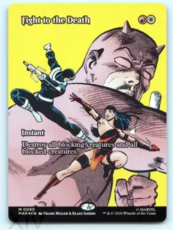 Fight to the Death (Borderless) MTG Marvel Universe Eternal-Legal Foil - Image 1