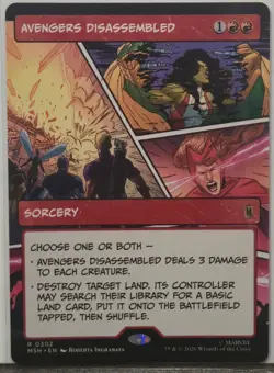 MTG Avengers Disassembled (Borderless) 302 Marvel Super Heroes Normal - Image 1