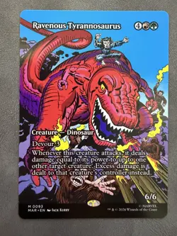Ravenous Tyrannosaurus (Borderless) Marvel Universe Eternal-Legal Regular - Image 1