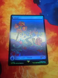 Island (1940) (Rainbow Foil) - Secret Lair (SLD) Foil - Sponge Bob - NM - Image 1