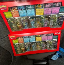 Pokemon TCG Prismatic Evolutions Mini Tins 8-Pack w/ Promo Cards Brand New - Image 1