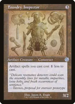 ~1x Foundry Inspector SCHEMATIC x1 ~NM~ BRO Magic the Gathering MtG~ - Image 1