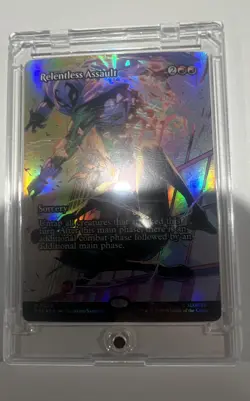 Relentless Assault (Borderless) Marvel Universe Eternal-Legal Foil - Image 1
