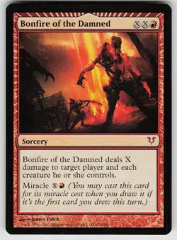 Bonfire of the Damned 129 Mythic Avacyn Restored Magic: The Gathering Near Mint - Image 1