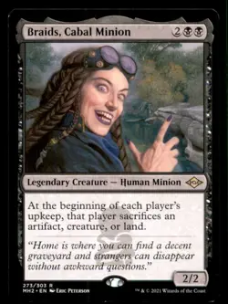 Braids, Cabal Minion LP Light Play Modern Horizons 2 MTG [11233] - Image 1