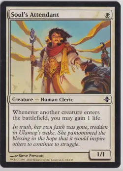 Mtg Soul's Attendant Rise of the Eldrazi Regular - Image 1
