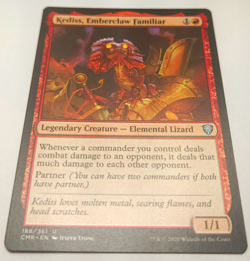 Kediss, Emberclaw Familiar Commander Legends MTG CMR Uncommon LP EDH Partner - Image 1
