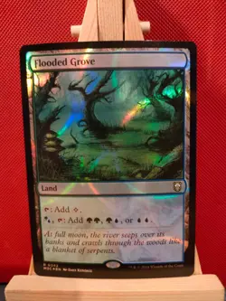 Flooded Grove Ripple FOIL - Modern Horizons 3 Commander - NM - Rare - MTG - Image 1