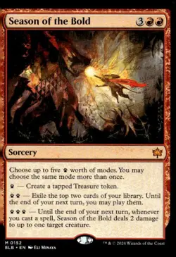 Season of the Bold 152 Mythic Bloomburrow Magic: The Gathering Lightly Played - Image 1