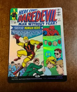 Daredevil, Man Without Fear (Borderless) (0398) Marvel Super Heroes Foil - Image 1