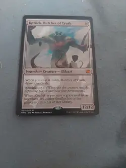 Magic the Gathering Kozilek, Butcher of Truth Rise of the Eldrazi Lightly Played - Image 1