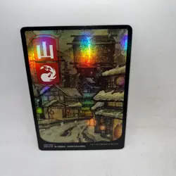 Mountain (300) JP Full Art 300 Kamigawa: Neon Dynasty Magic: The Gathering Foil - Image 1