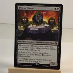Doctor Doom 95 Mythic Marvel Super Heroes Magic: The Gathering Near Mint - Image 1