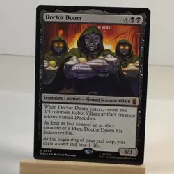 Doctor Doom 95 Mythic Marvel Super Heroes Magic: The Gathering Near Mint - Image 2