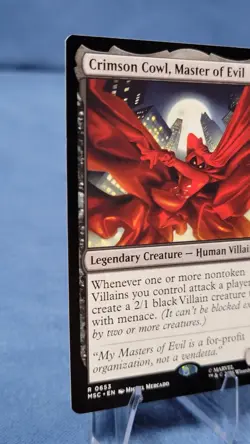Crimson Cowl, Master of Evil 653 MSC Commander: Marvel Super Heroes Magic MTG A - Image 3